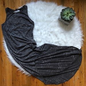 High Low Grey Maxi Dress